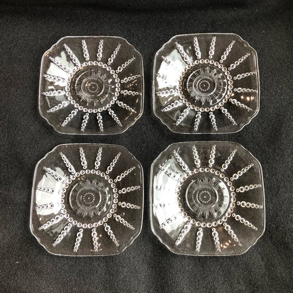 Vintage Federal Columbia Dessert Plates - Set of 4 - Picture 2 of 7